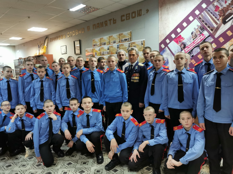 Кадеты посетили музей боевой славы «Боевая слава Северчан».